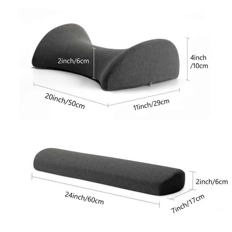 WaistWellness Stretch Pillow & DreamEase Support Pillow