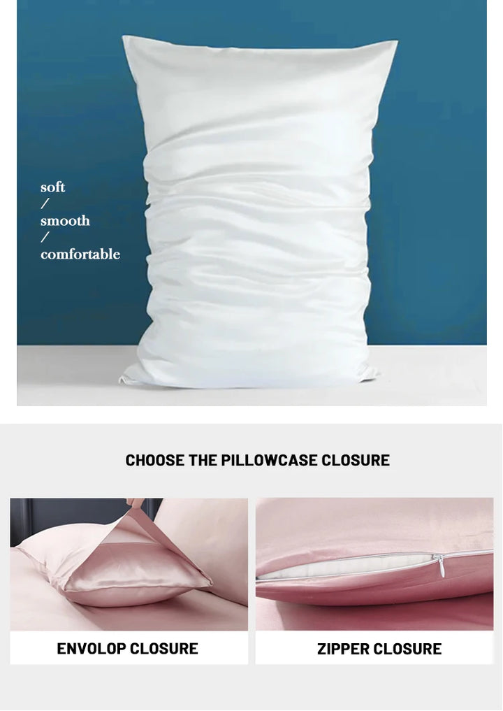 Lumiere Mulberry Silk Pillowcase