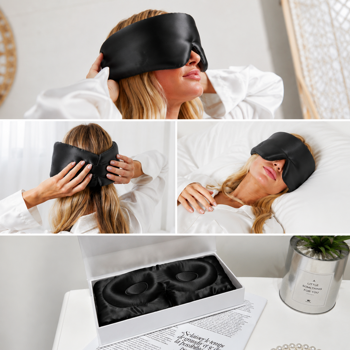 Lumiere Contoured Pure Silk Sleep Mask