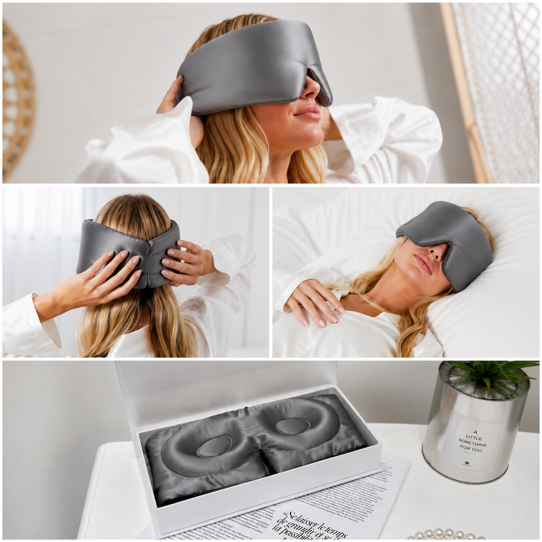 Lumiere Contoured Pure Silk Sleep Mask