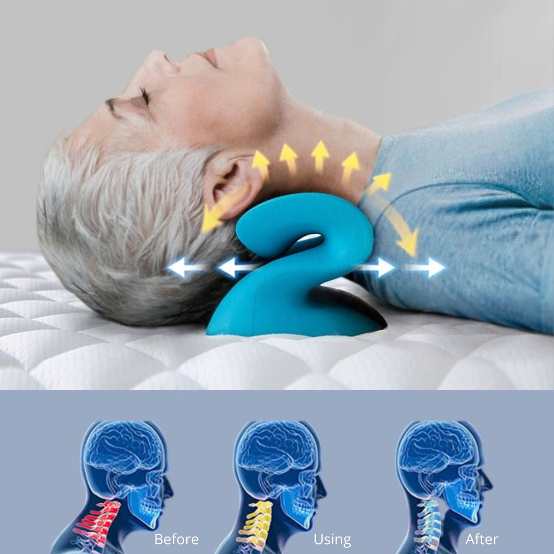Cervical Traction Pillow, Neck Posture Corrector, Neck Support