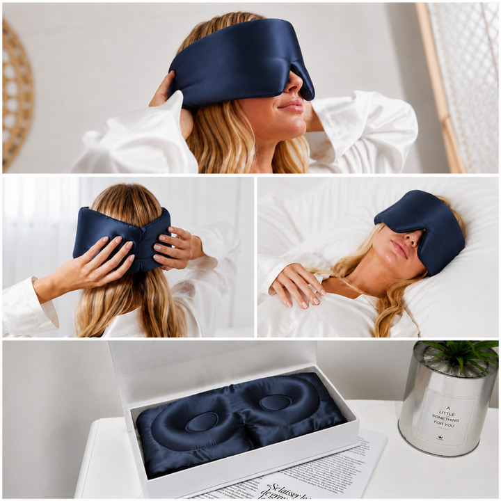 Lumiere Contoured Pure Silk Sleep Mask