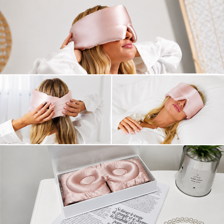 Lumiere Contoured Pure Silk Sleep Mask