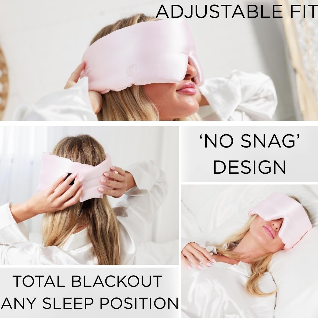Lumiere Contoured Pure Silk Sleep Mask
