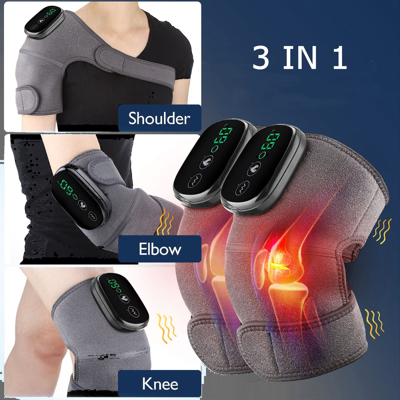 3in1 HeatWave Shoulder/Knee/Elbow Revive
