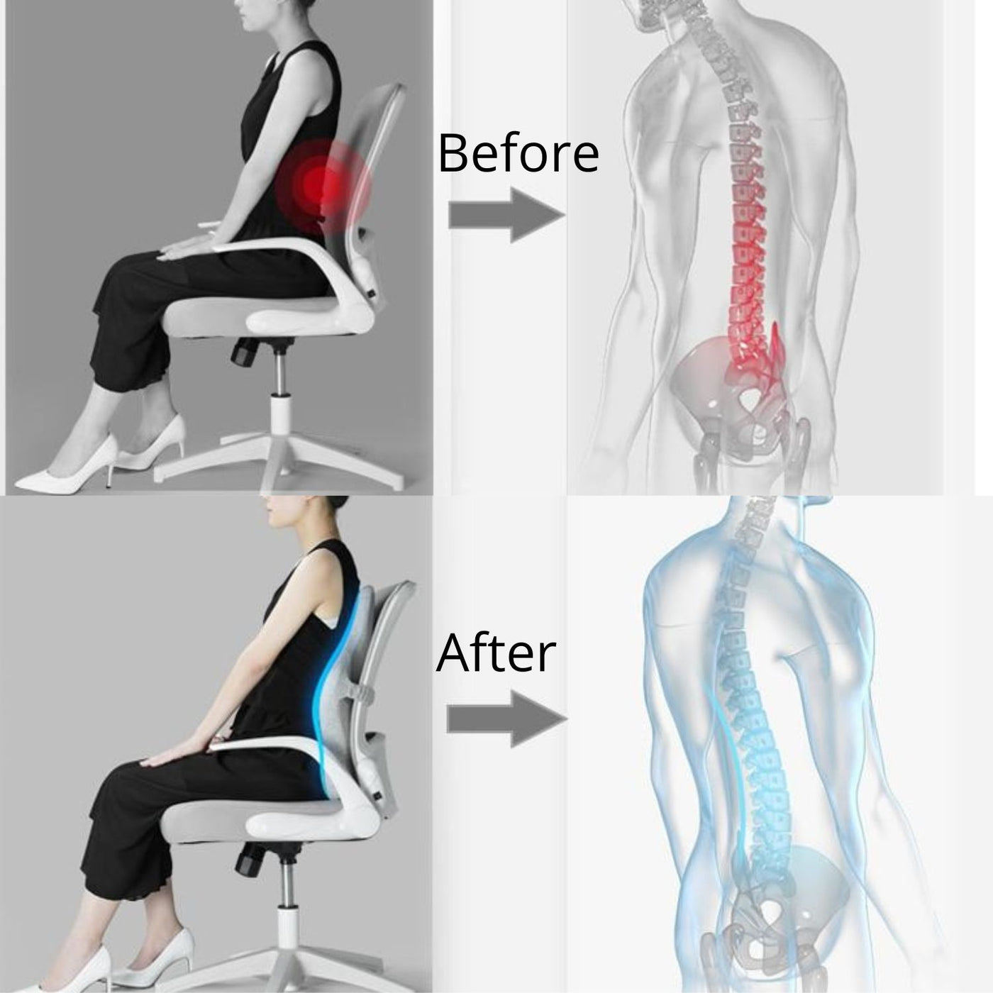 Ways of Getting Rid of Back Pain Using the Lumbar Support Back Cushion