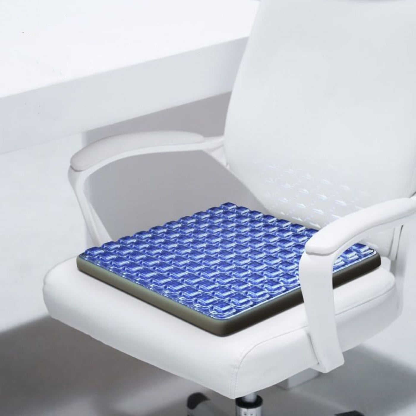 10 Pack Seat Cushions Gel Memory Foam for Back-Brown | Costway