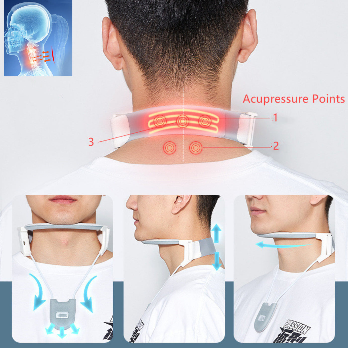 Neck Brace with/without Graphene Heating Pad